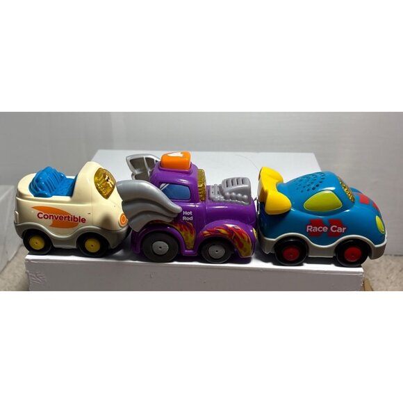 VTech Go! Go! Smart Wheels Convertible Hot Rod & Race Car Trio - Picture 5 of 8
